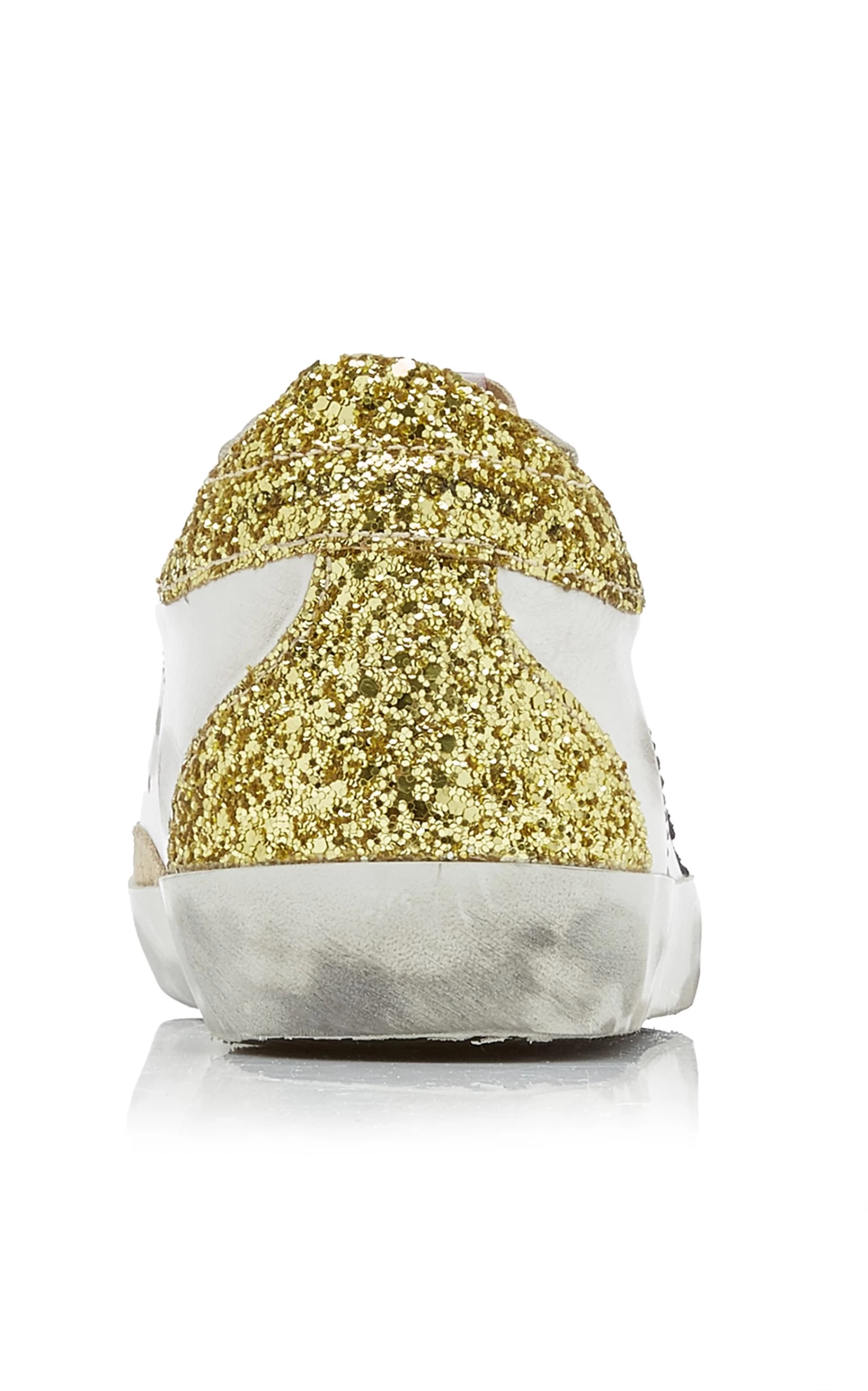 Golden Goose Superstar Glitter-Detail Leather Sneakers 5 Golden Goose Superstar Glitter-Detail Leather Sneakers - Image 3