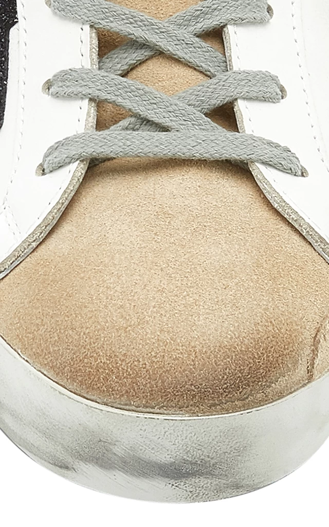 Golden Goose Superstar Glitter-Detail Leather Sneakers 7 Golden Goose Superstar Glitter-Detail Leather Sneakers - Image 5