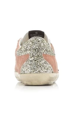 Golden Goose Superstar Cocco Glittered Leather Sneakers 9 Golden Goose Superstar Cocco Glittered Leather Sneakers -Lady Fashion Store golden goose pink super star cocco glittered leather sneakers 2
