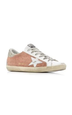 Golden Goose Superstar Cocco Glittered Leather Sneakers 10 Golden Goose Superstar Cocco Glittered Leather Sneakers -Lady Fashion Store golden goose pink super star cocco glittered leather sneakers 3