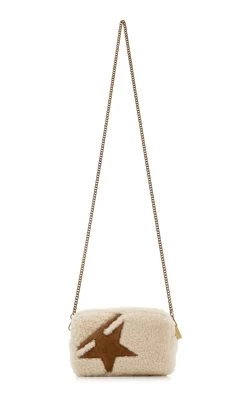 Golden Goose Mini Star Shearling, Suede Crossbody Bag 10 Golden Goose Mini Star Shearling, Suede Crossbody Bag -Lady Fashion Store golden goose white mini star bag merino and suede body 2