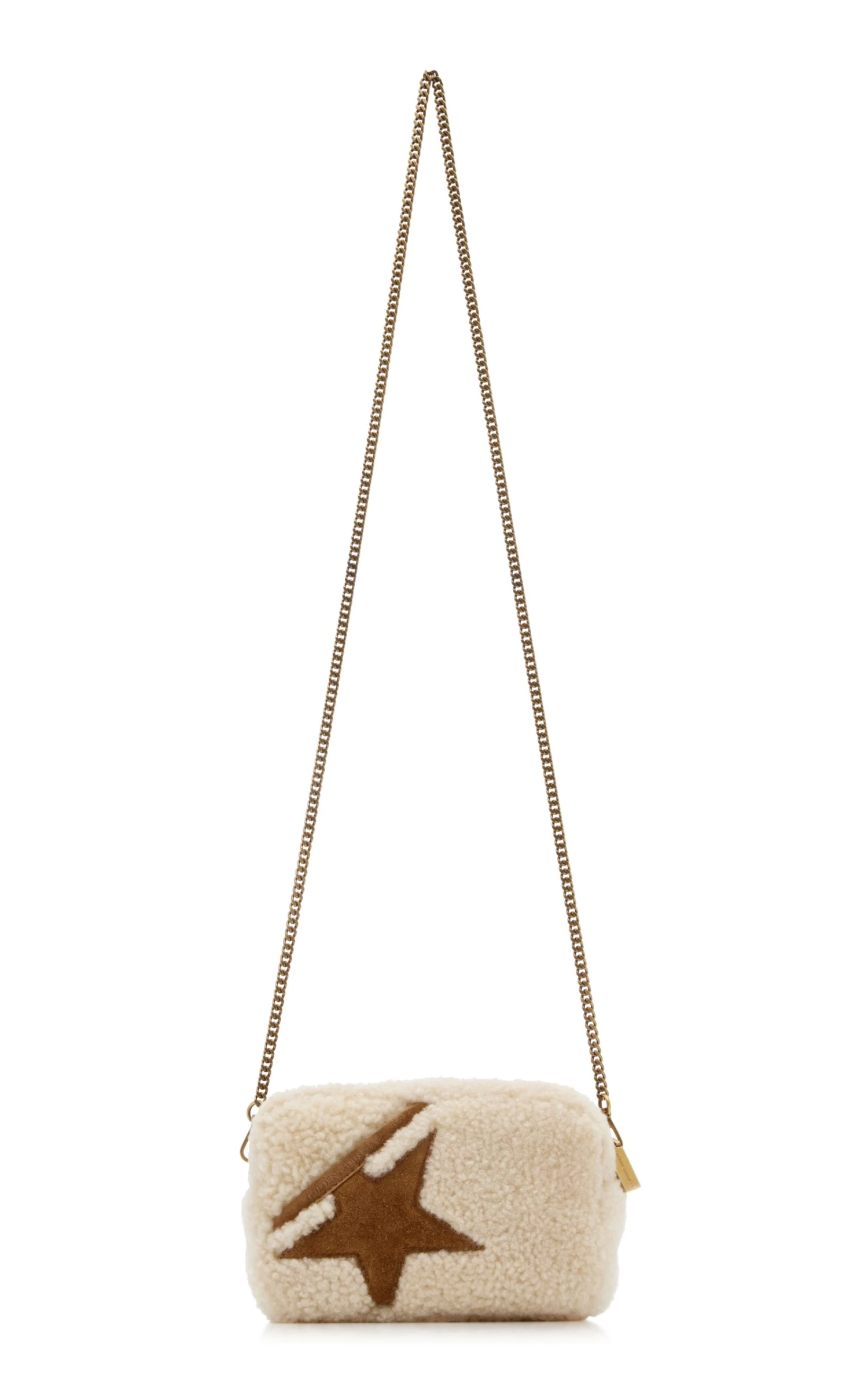 Golden Goose Mini Star Shearling, Suede Crossbody Bag 5 Golden Goose Mini Star Shearling, Suede Crossbody Bag - Image 3