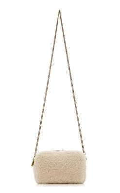 Golden Goose Mini Star Shearling, Suede Crossbody Bag 12 Golden Goose Mini Star Shearling, Suede Crossbody Bag -Lady Fashion Store golden goose white mini star bag merino and suede body 4