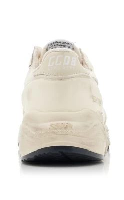 Golden Goose Running Nylon Sneakers 8 Golden Goose Running Nylon Sneakers -Lady Fashion Store golden goose white running sole nylon upper leather star nappa toe and spur 2