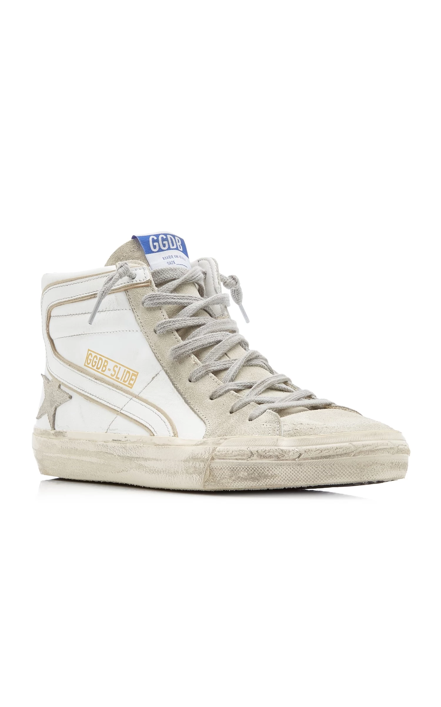 Golden Goose Slide High Top Suede Sneakers 6 Golden Goose Slide High Top Suede Sneakers - Image 4