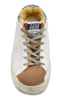 Golden Goose Super-Star Skate Leather Sneakers -Lady Fashion Store golden goose white super star skate leather upper forated star leather heel 2