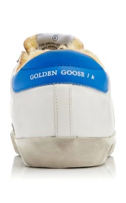 Golden Goose Super-Star Skate Leather Sneakers -Lady Fashion Store golden goose white super star skate leather upper forated star leather heel 4