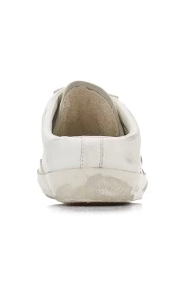 Golden Goose Superstar Sabot Leather Slip-On Sneakers -Lady Fashion Store golden goose white superstar sabot leather slip on sneakers 3