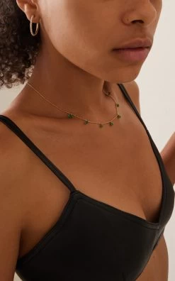 3 Sided 14K Yellow Gold Diamond Hoop Earrings