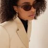 Gucci Cat-Eye Acetate Sunglasses 1 Gucci Cat-Eye Acetate Sunglasses -Lady Fashion Store gucci brown cat eye acetate sunglasses 2