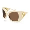 Gucci Blondie GG Oversized Square-Frame Acetate Sunglasses -Lady Fashion Store gucci ivory logo detailed square frame acetate sunglasses