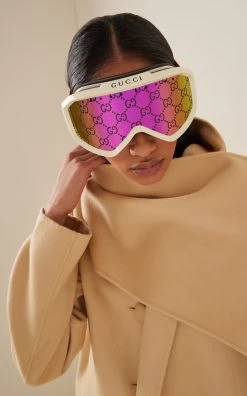 Gucci Mirrored Mask Injection Ski Goggles