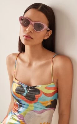 Gucci GG Cat-Eye Acetate Sunglasses