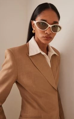 Gucci Round-Frame Acetate Sunglasses