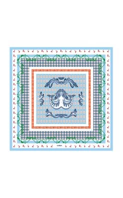 Ornaments Silk Headscarf