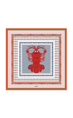 Indigo Silk Headscarf