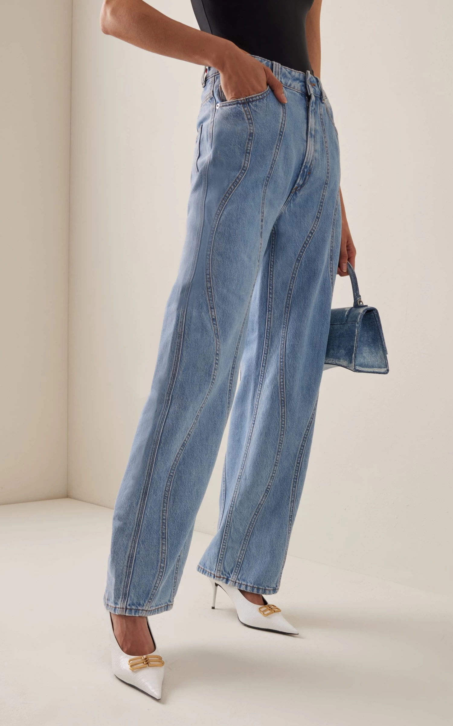 Haikure Winona Rigid High-Rise Wide-Leg Jeans 4 Haikure Winona Rigid High-Rise Wide-Leg Jeans - Image 2