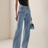 Haikure Winona Rigid High-Rise Wide-Leg Jeans