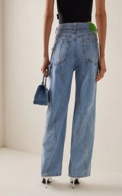 Haikure Winona Rigid High-Rise Wide-Leg Jeans 8 Haikure Winona Rigid High-Rise Wide-Leg Jeans -Lady Fashion Store haikure light wash winona jean 2