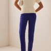 Sig Check-Jacquard Cotton Pants -Lady Fashion Store high sport blue sig pant