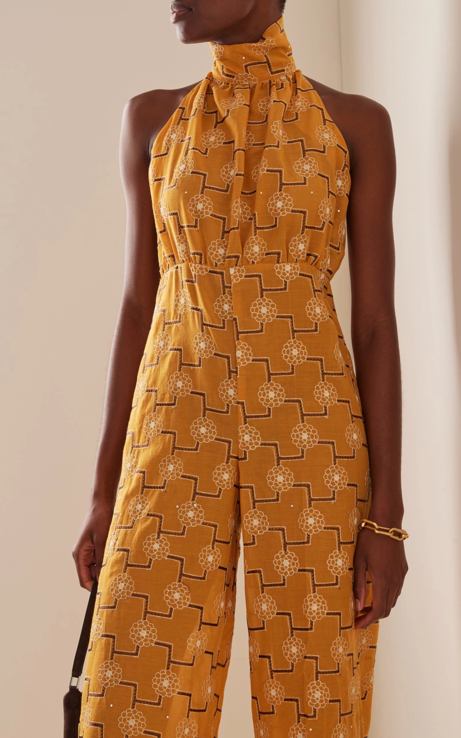 Oya Palazzo Cotton Voile Jumpsuit 4 Oya Palazzo Cotton Voile Jumpsuit - Image 2