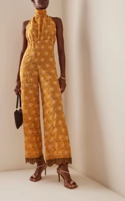 Oya Palazzo Cotton Voile Jumpsuit