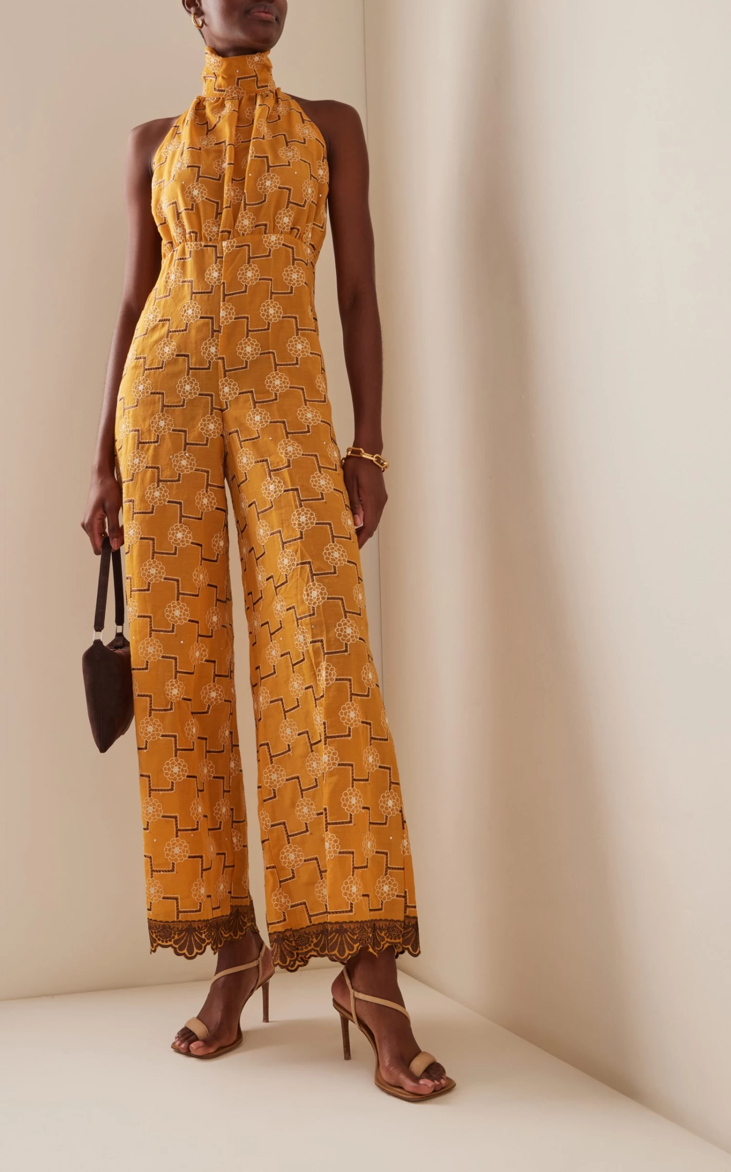 Oya Palazzo Cotton Voile Jumpsuit 3 Oya Palazzo Cotton Voile Jumpsuit