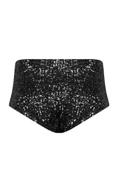 Cornelia Sequin Briefs -Lady Fashion Store ila black cornelia sequin briefs 4