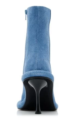 JW Anderson Bumper Suede Ankle Boots -Lady Fashion Store j w anderson blue bumper ankle boot heel 3