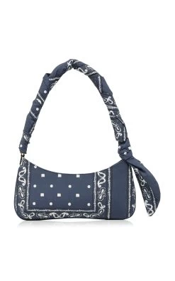 Jacquemus Le Bisou Cotton Bandana Bag 8 Jacquemus Le Bisou Cotton Bandana Bag -Lady Fashion Store jacquemus blue le bisou bandana 2