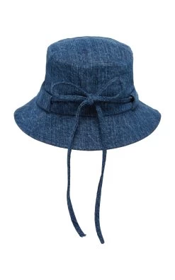 Jacquemus Le Bob Gadjo Cotton Denim Bucket Hat 6 Jacquemus Le Bob Gadjo Cotton Denim Bucket Hat -Lady Fashion Store jacquemus blue le bob gadjo 1