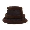 Jacquemus Le Bob Doux Shearling Bucket Hat 1 Jacquemus Le Bob Doux Shearling Bucket Hat -Lady Fashion Store jacquemus brown le bob doux
