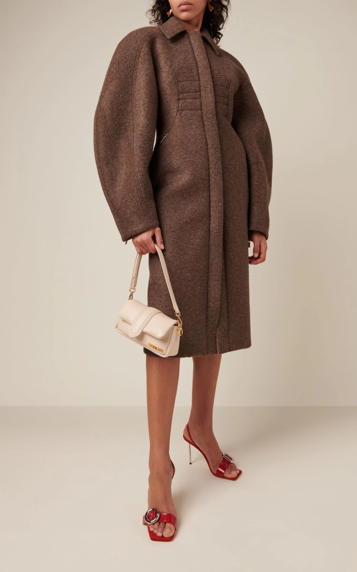 Jacquemus Croissant Woven Coat 4 Jacquemus Croissant Woven Coat - Image 2