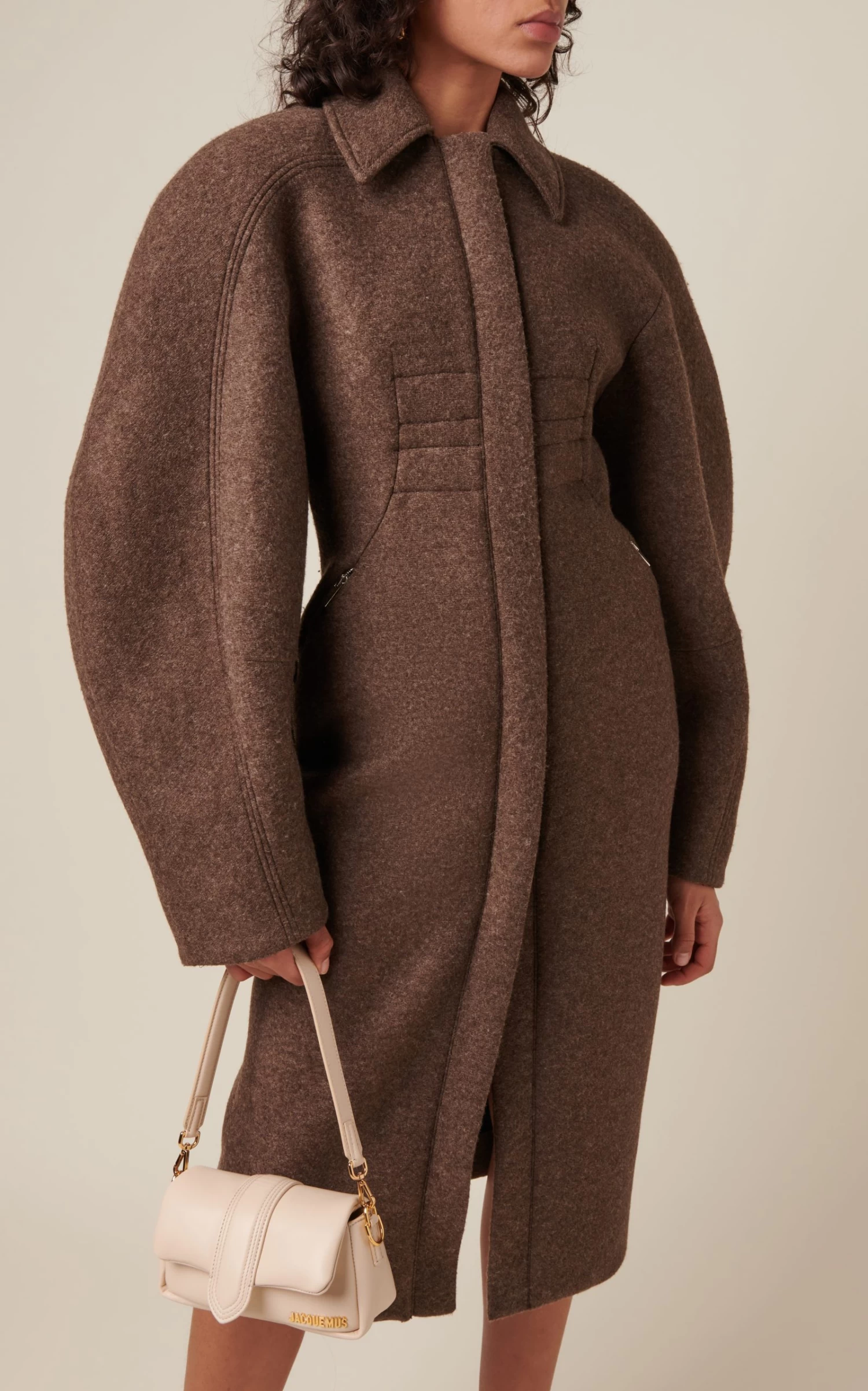 Jacquemus Croissant Woven Coat 3 Jacquemus Croissant Woven Coat