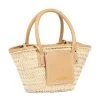 Jacquemus Le Petite Panier Soleil Palm Tote Bag -Lady Fashion Store jacquemus brown le petite panier soleil palm tote bag