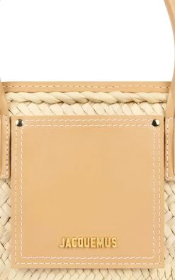 Jacquemus Le Petite Panier Soleil Palm Tote Bag 7 Jacquemus Le Petite Panier Soleil Palm Tote Bag -Lady Fashion Store jacquemus brown le petite panier soleil palm tote bag 2