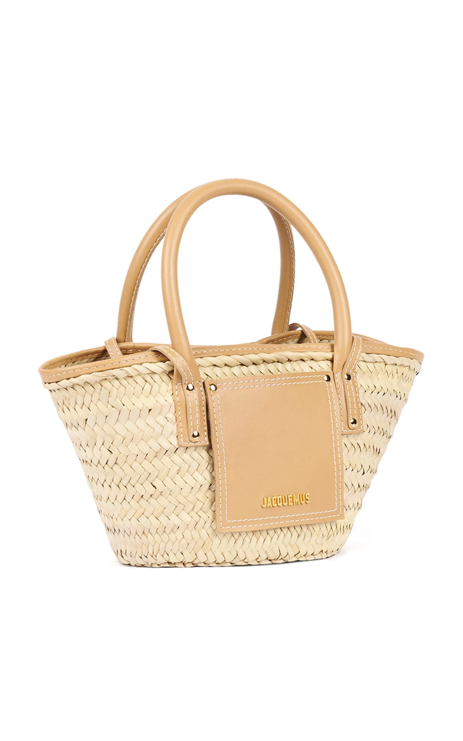 Jacquemus Le Petite Panier Soleil Palm Tote Bag 3 Jacquemus Le Petite Panier Soleil Palm Tote Bag
