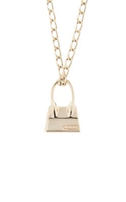 Jacquemus Le Collier Chiquito Gold-Tone Necklace -Lady Fashion Store jacquemus gold le collier chiquito gold tone necklace 2