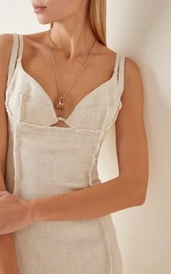 Jacquemus Le Collier Chiquito Gold-Tone Necklace