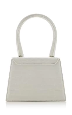 Jacquemus Le Chiquito Moyen Croc-Effect Leather Bag 9 Jacquemus Le Chiquito Moyen Croc-Effect Leather Bag -Lady Fashion Store jacquemus ivory le chiquito moyen 2