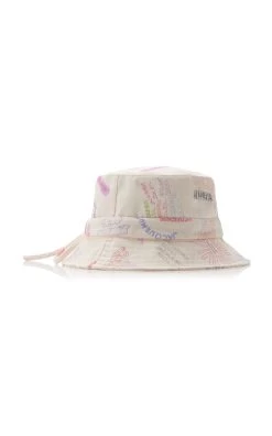 Jacquemus Le Bob Gadjo Cotton Bucket Hat 6 Jacquemus Le Bob Gadjo Cotton Bucket Hat -Lady Fashion Store jacquemus multi le bob gadjo cotton bucket hat 1