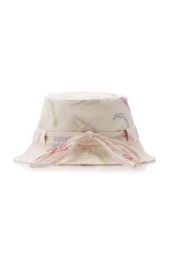 Jacquemus Le Bob Gadjo Cotton Bucket Hat 7 Jacquemus Le Bob Gadjo Cotton Bucket Hat -Lady Fashion Store jacquemus multi le bob gadjo cotton bucket hat 2