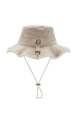 Jacquemus Le Bob Artichaut Boucle Bucket Hat -Lady Fashion Store jacquemus off white le bob artichaut 2 2