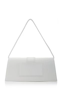 Jacquemus Le Bambino Long Leather Shoulder Bag -Lady Fashion Store jacquemus white le bambidou long cotton shoulder bag 2