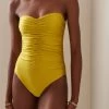 Yara One-Piece Swimsuit -Lady Fashion Store jade yellow yara one piece