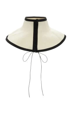 Odette Straw Hat -Lady Fashion Store janessa leone white odette 3