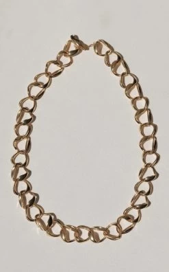 Vinea 18k Gold-Plated Necklace -Lady Fashion Store jasmin sparrow gold vinea 18k gold plated necklace 2