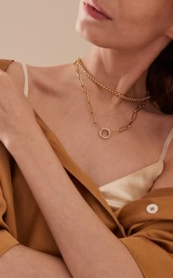 The Charm Chain 18K Yellow Gold And Diamond Necklace