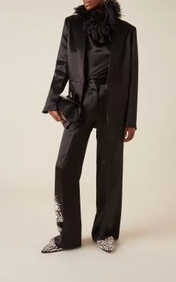 Jil Sander Ballet Crystal Flats