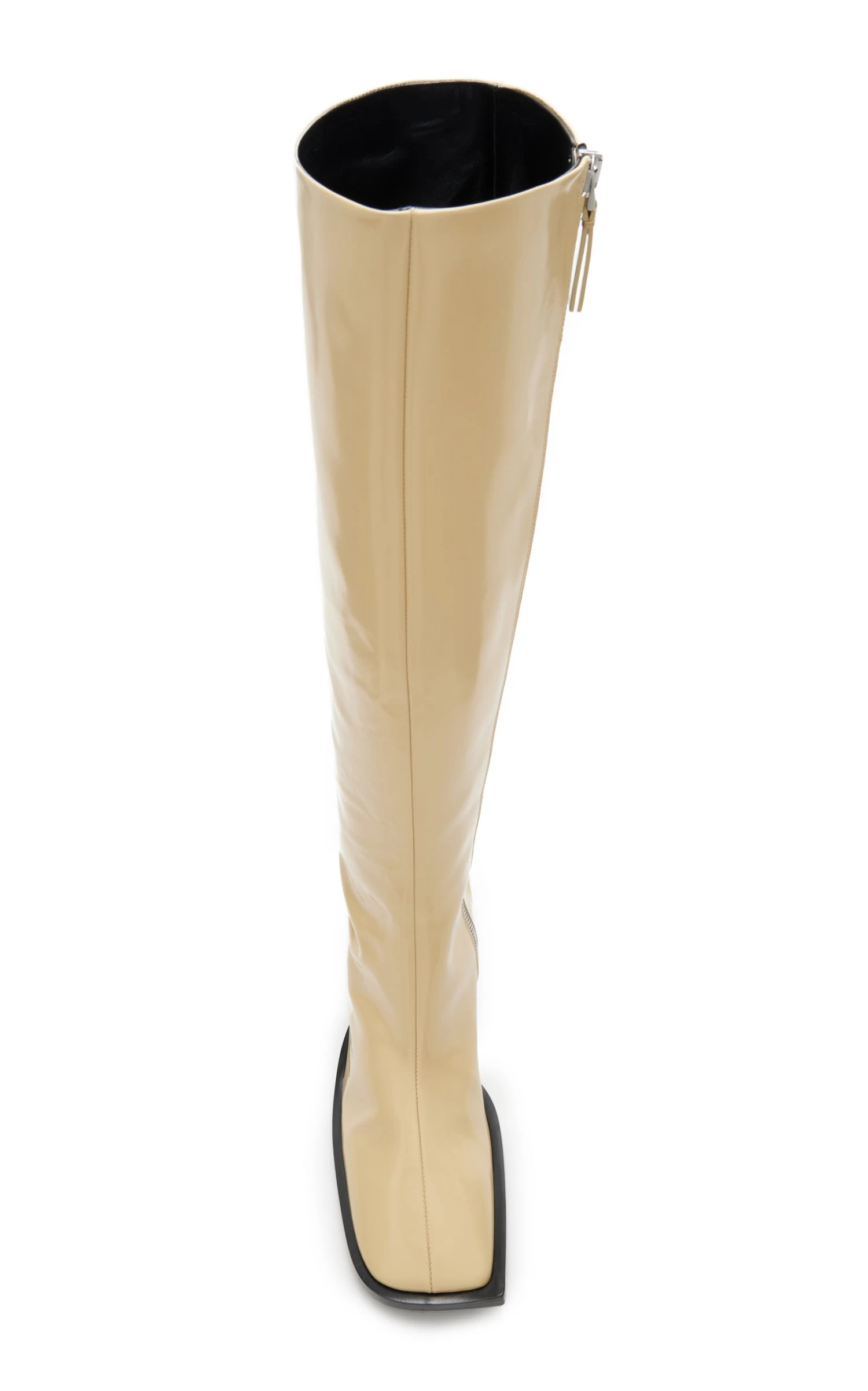 Jil Sander Abrasivato Leather Knee Boots 4 Jil Sander Abrasivato Leather Knee Boots - Image 2